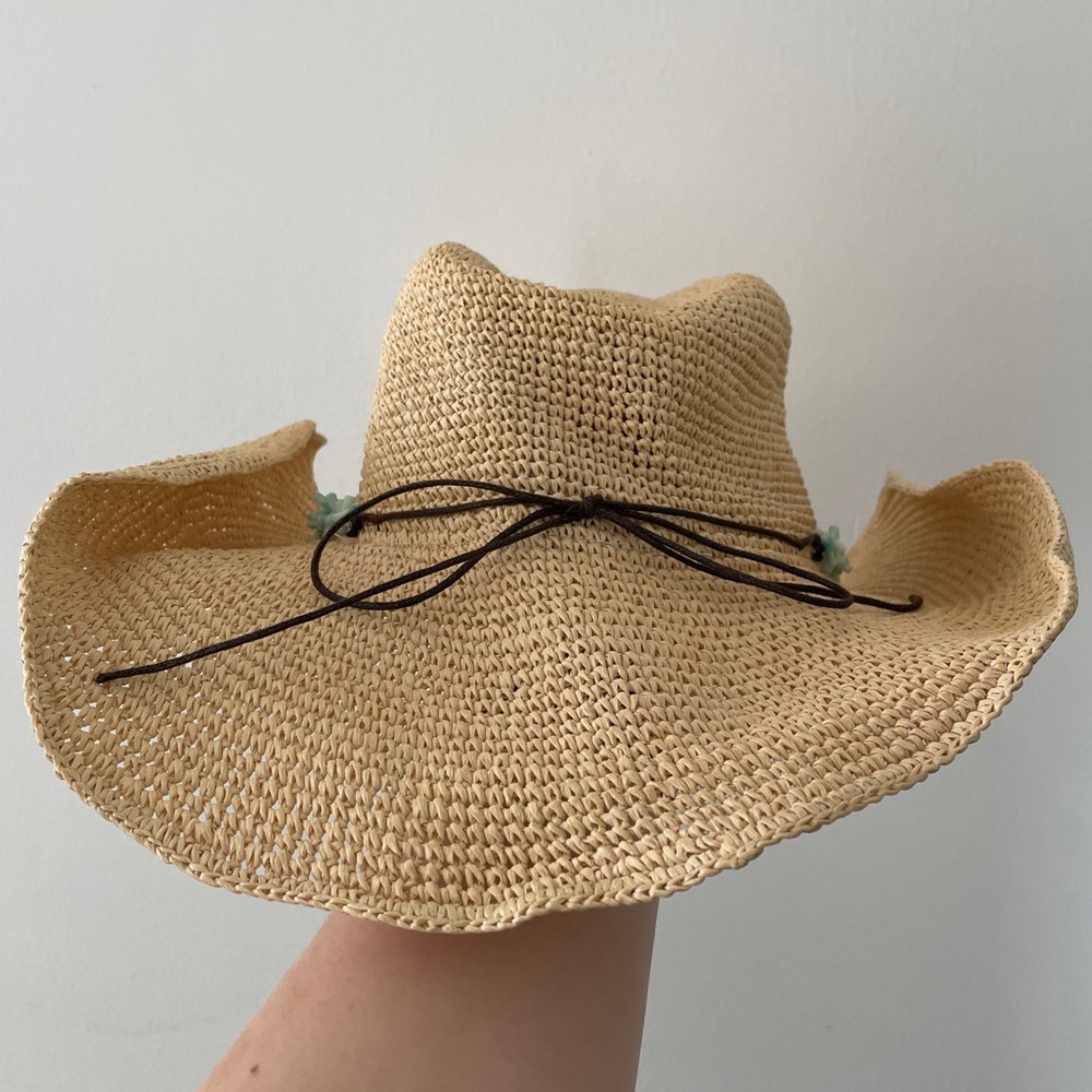 Hatattack Raffia Adjustable Brim Sun Hat - image 3